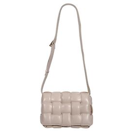 Bottega Veneta Borsa a tracolla in pelle imbottita Cassette Bag Melon Washed