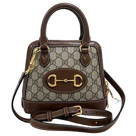 Gucci Borsa Tote Mini con Morso e Manico Superiore, Borsa a Tracolla