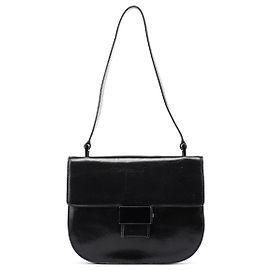 Prada Borsa a tracolla Madras B6663 in pelle di vitello nera