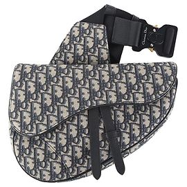 Dior Oblique Jacquard Saddle Bag