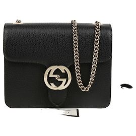 Gucci Borsa a tracolla con catena intrecciata