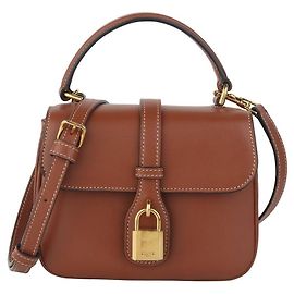 Céline Mini borsa a tracolla con patta in vitello liscio