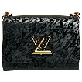 Louis Vuitton Borsa a tracolla Twist MM Epi con catena dorata