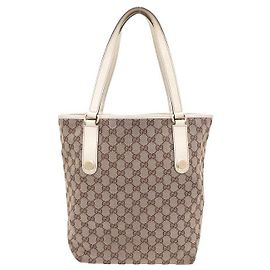 Bolsa tote Gucci GG Canvas marrom