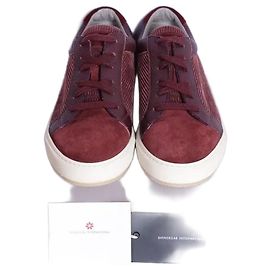 Brunello Cucinelli Zapatillas de ante burdeos