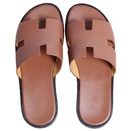 Hermès Sandalo Izmir Slipper Gold (Set Completo)
