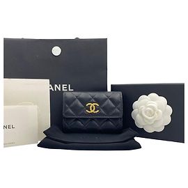 Chanel Classic Shining Twist CC Flap Kartenetui