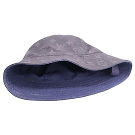 Louis Vuitton Wendbarer Regen-Bucket-Hat aus Monogram-Denim