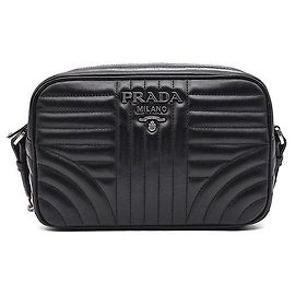 Prada Soft Calf Diagram Crossbody Bag