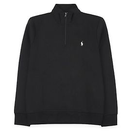 Ralph Lauren Sweatshirt à demi-zip pour homme avec logo Pony brodé