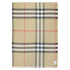 Burberry [Limited Pieces] Sciarpa in lana e seta a quadri MU GNT CHK GAUZE