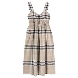 Burberry Vestido sin mangas de cuadros