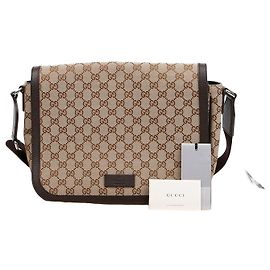 Gucci Borsa a tracolla messenger in tela GG