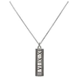Tiffany & Co Atlas Bar Silver Halskette