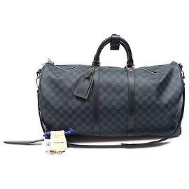 Louis Vuitton Keepall Bandouliere en toile Damier Cobalt
