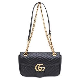 Gucci GG Marmont Matelassé Chain Small Shoulder Bag and Crossbody