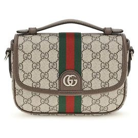 Gucci Ophidia GG Monogram Fabric Handbag Beige