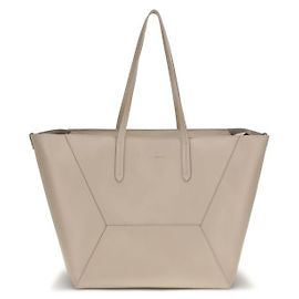 Brunello Cucinelli Sac à épaule Bos Taurus en cuir de veau beige