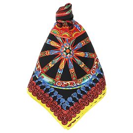 Dolce & Gabbana Sciarpa di seta multicolore