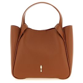 Christian Louboutin Borsa tote in pelle di vitello marrone