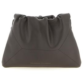 Brunello Cucinelli Pochette en cuir de veau marron
