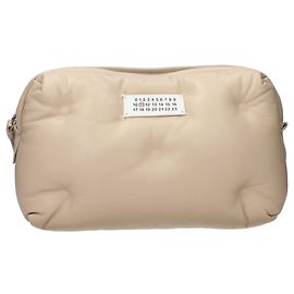 Maison Martin Margiela Clutch in pelle beige