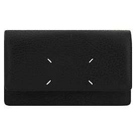 Maison Martin Margiela Portafoglio Bos Taurus in pelle di vitello nera