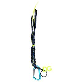 Dolce & Gabbana Multicolor Polyester Tape String DG Logo Keychain Keyring