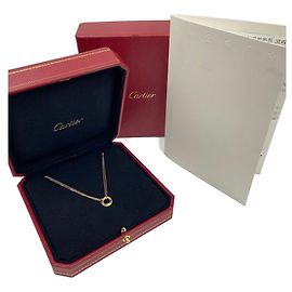 Cartier Trinity Mini Pendant Halskette mit drei Goldketten