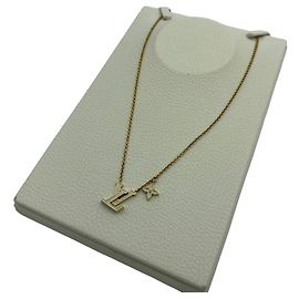 Louis Vuitton Colar Iconic Enamel Monogram Flower White Gold