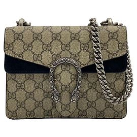 Gucci Dionysus GG Supreme Tiger Head Mini Chain Schultertasche Crossbody