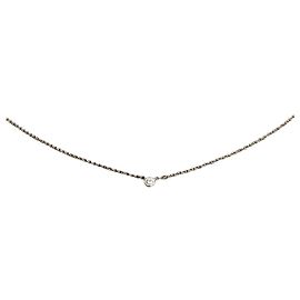 Tiffany & Co Collana con pendente solitario Elsa Peretti Carat Diamond by the Yard in oro giallo
