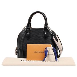 Louis Vuitton Borsa Tote Alma BB in pelle Epi granita Nero
