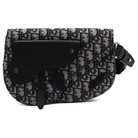 Dior Bolsa de ombro e bolsa de cintura Oblique Saddle Pouch para homem