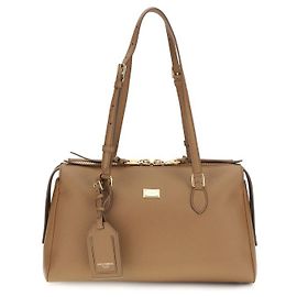 Dolce & Gabbana Borsa a tracolla Bos Taurus in pelle di vitello beige
