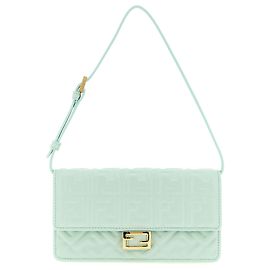 Fendi Borsa a tracolla in pelle d'agnello bicolore