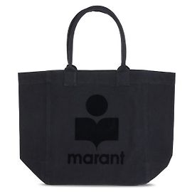 Isabel Marant Black Cotton Shoulder Bag