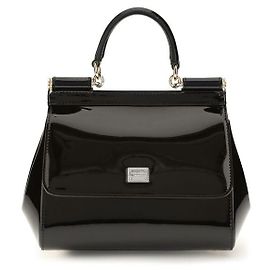 Dolce & Gabbana Borsa Bos Taurus in pelle di vitello nera