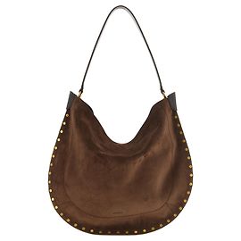 Isabel Marant Borsa a tracolla in pelle di vacchetta marrone