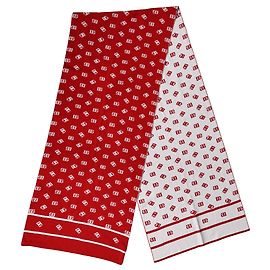 Dolce & Gabbana Foulard mit rot-weißem Logo-Print x . Schal für Herren