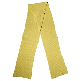 Dolce & Gabbana Foulard in maglia di cotone giallo x Sciarpa da uomo