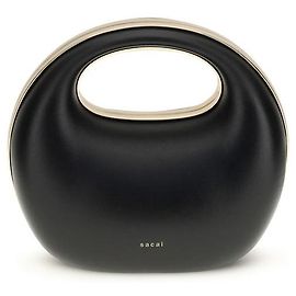 Sacai Borsa Bos Taurus in pelle di vitello nera