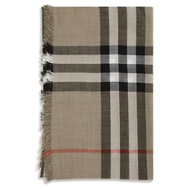 Burberry Cachecol Oves Aries em lã bege