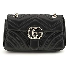 Gucci Borsa Bos Taurus in pelle di vitello nera