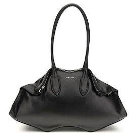 Alexander Mcqueen Borsa a tracolla Bos Taurus in pelle di vitello nera