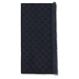 Gucci Black Wool Oves Aries Scarf