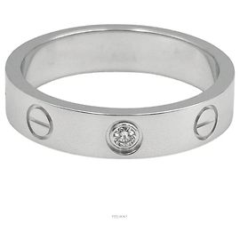 Cartier Diamond Love Ring Weißgold und Diamant