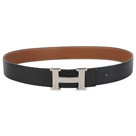 Hermès Reversible Vintage Silver Belt