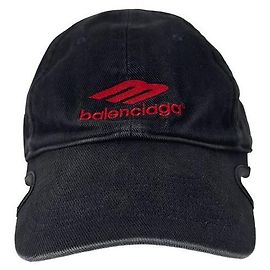 Balenciaga Casquette Sports Icon Black Red