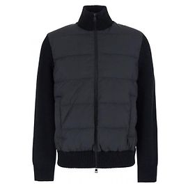 Moncler Padded Wool Zip-up Cardigan